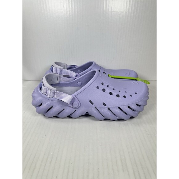 m10/w12 Crocs Echo Clog Mystic Purple Unisex Slip On Casual Sandal 207937-5BN - Picture 1 of 7